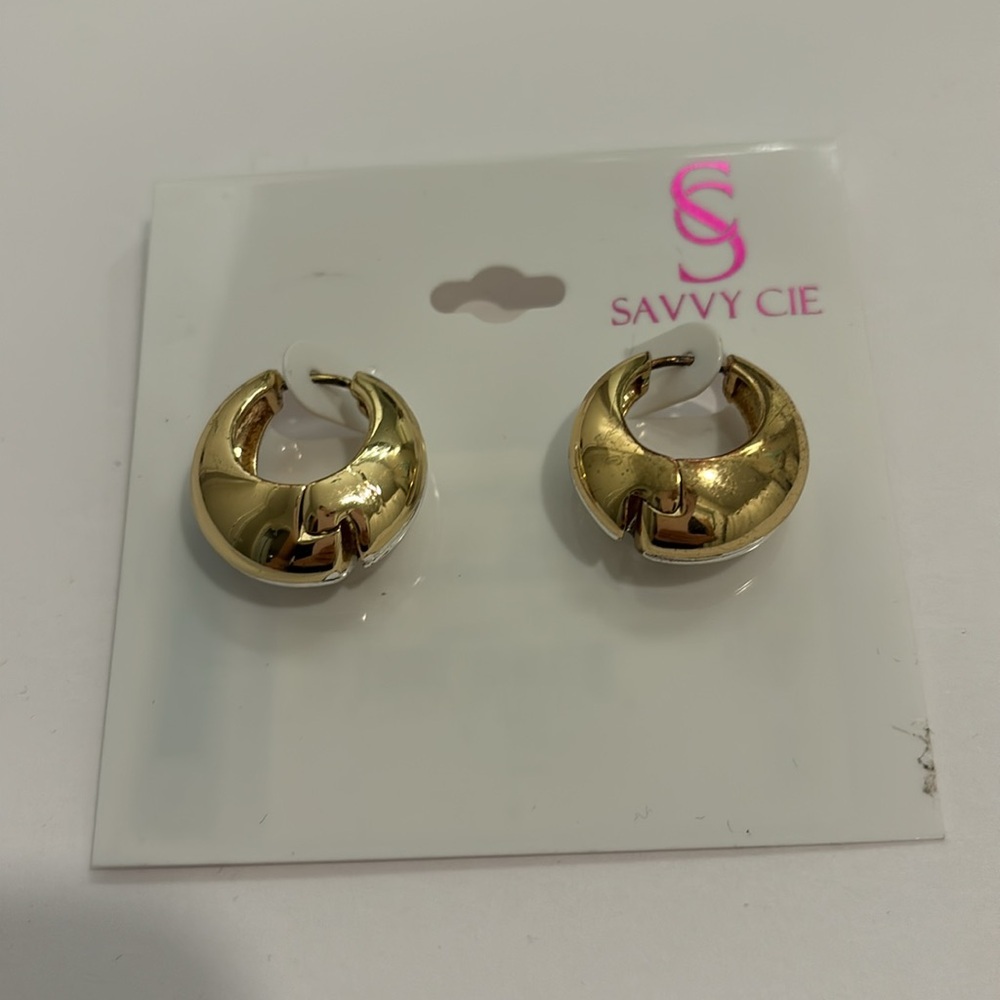 Savvy cie two tone earring